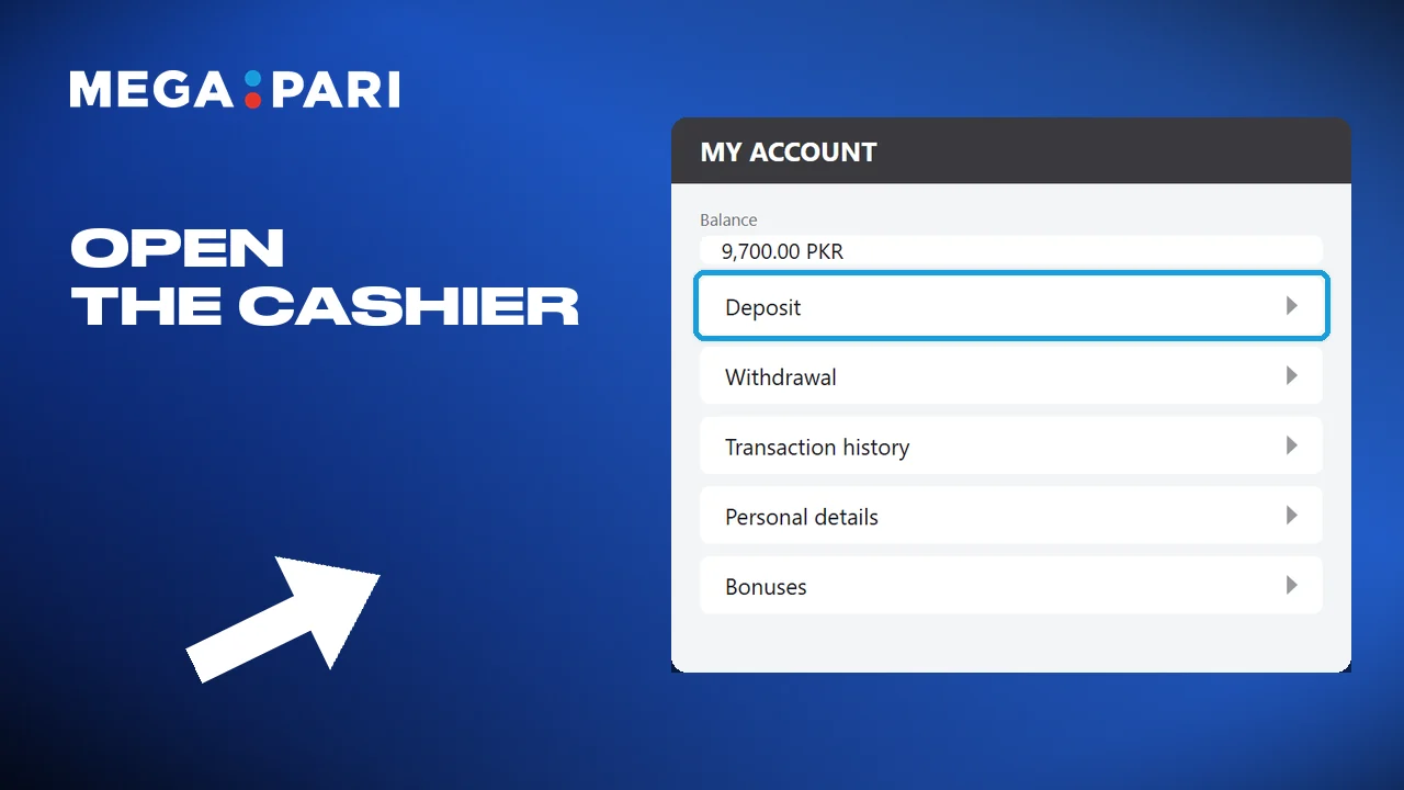 Log in and open the cashier