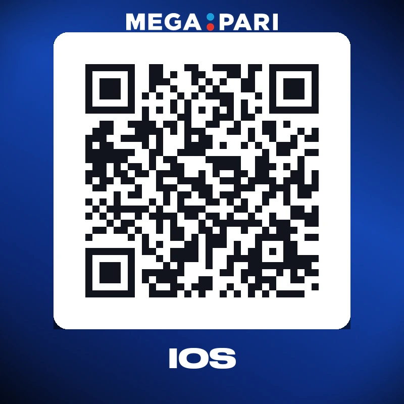 The QR code for installing Megapari on iOS